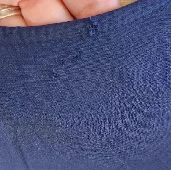 NWT LC Lauren Conrad Blue Sleeveless Maxi Dress - Picture 8 of 12